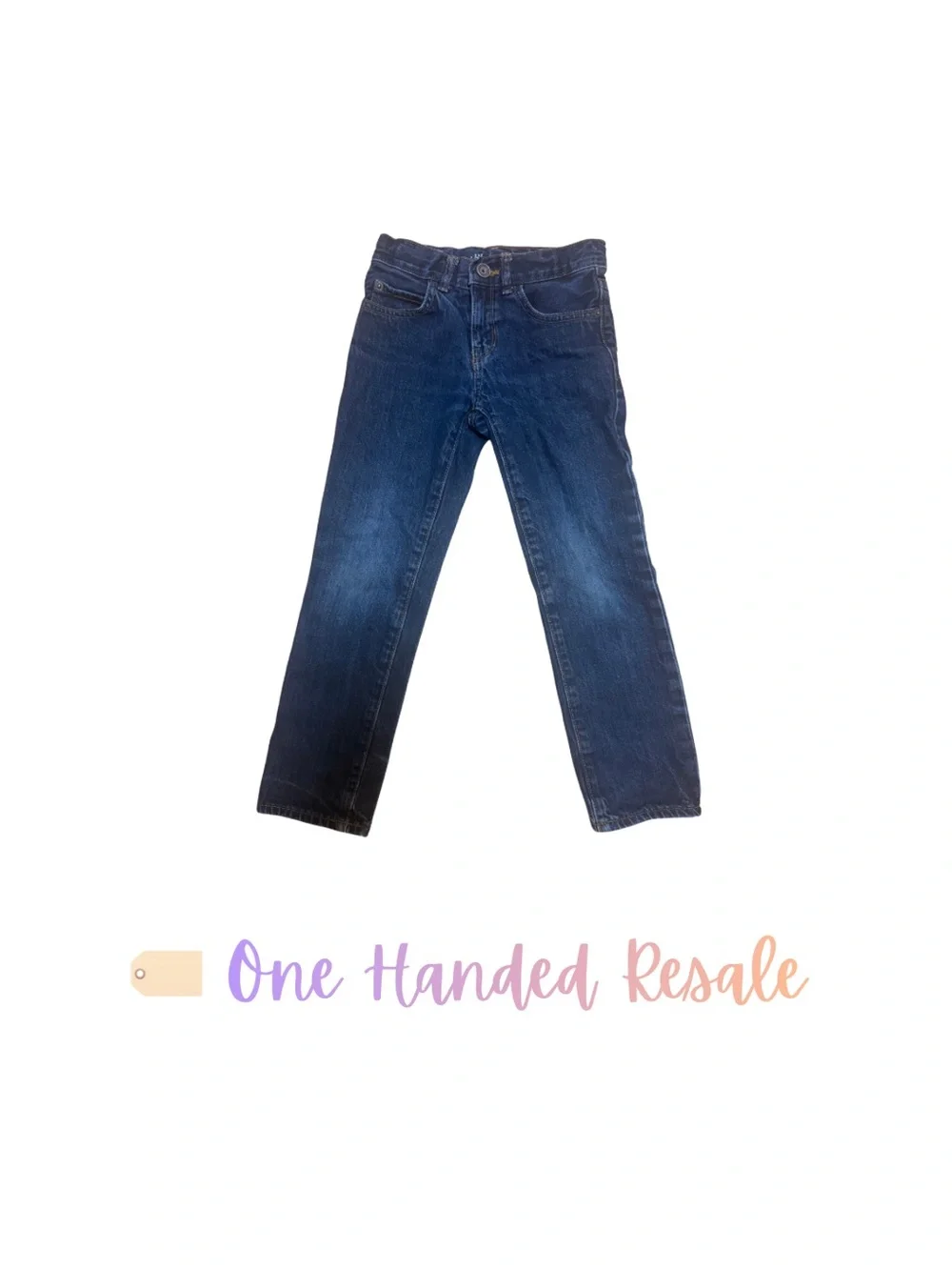 👖 The Children's Place Navy Blue Straight Leg Kids Boys Jeans 6